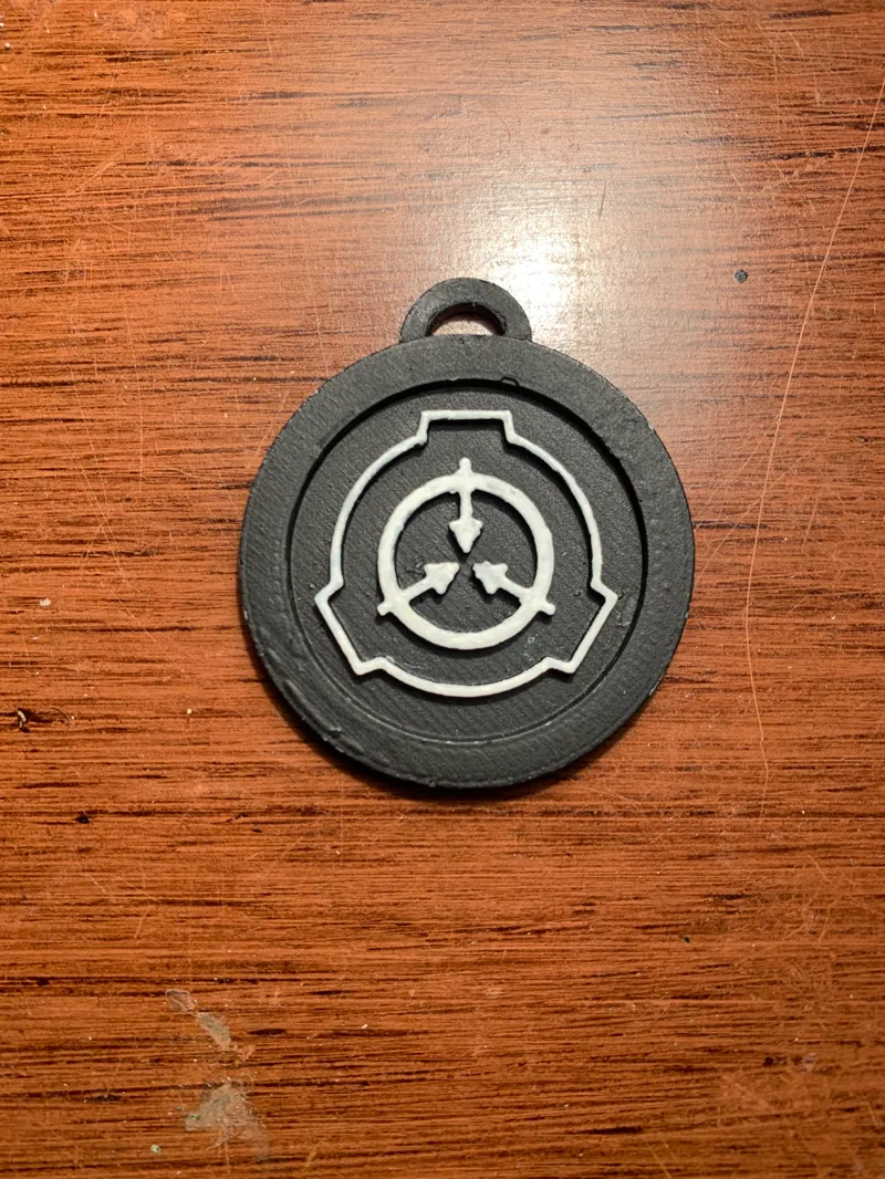 SCP Logo Charm