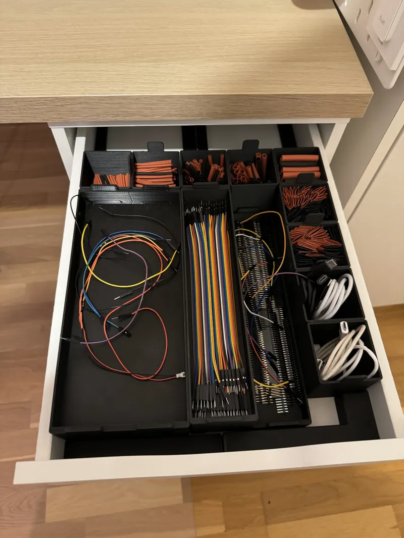 Storage box for IKEA ALEX Drawer unit