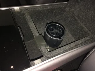 J1772 adapter holder for Tesla Model 3