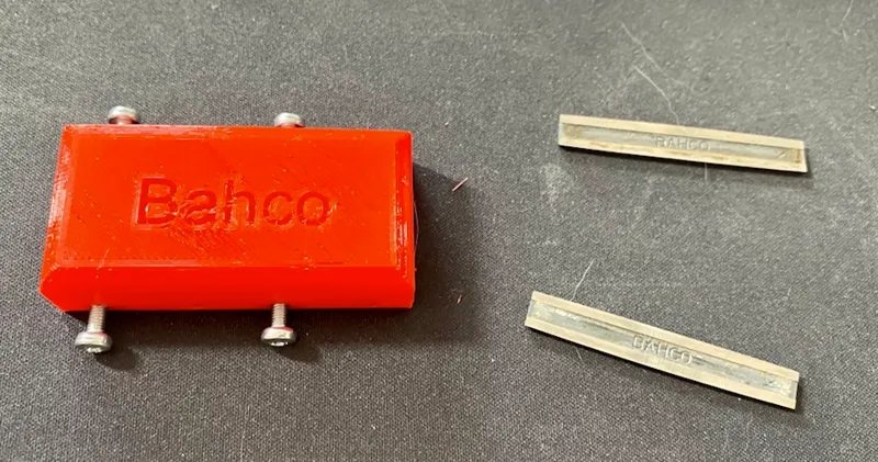 Sharpening Jig for Bahco Scraper