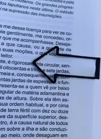 Bookmark file - easy to print - fast - with line