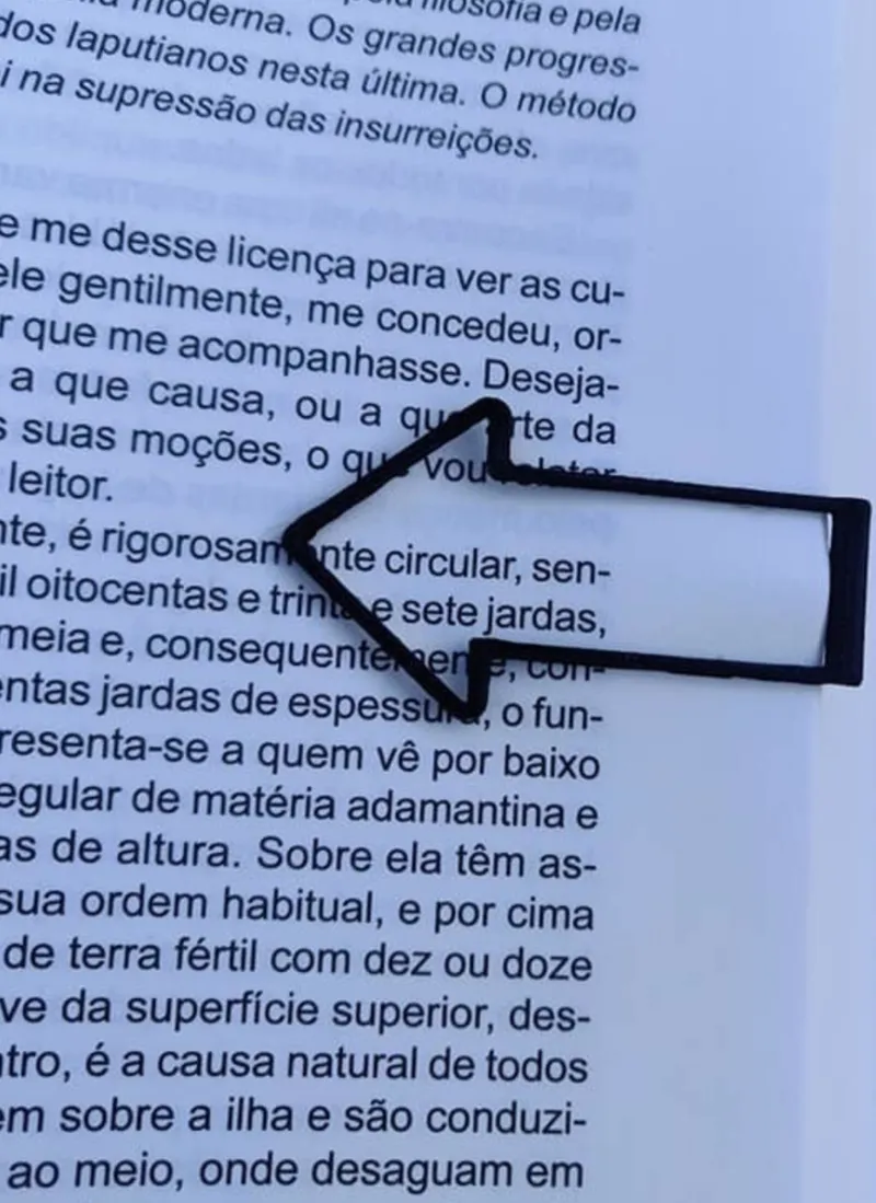 Bookmark file - easy to print - fast - with line
