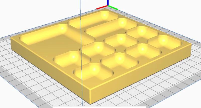 Magnetic screw tray