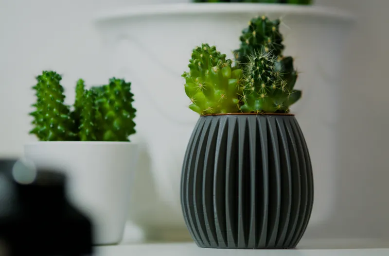 Eggshaped Flower Pot