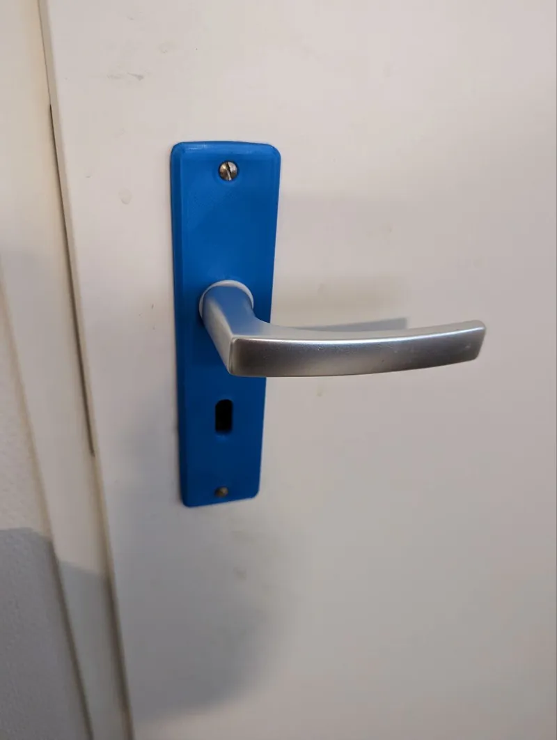 Door handle plate