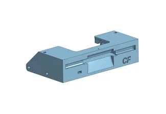 3.5" bay adapter for CompactFlash to IDE stylized like a floppy drive for retro PCs