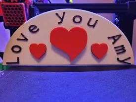 love you wall art