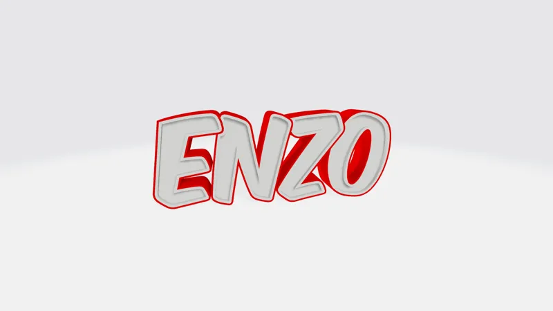 lampe prénom Enzo 