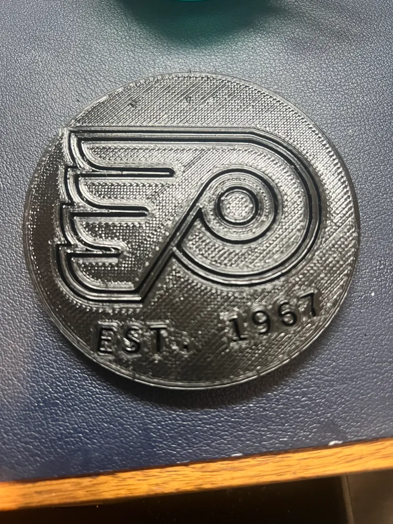 philadelphia flyers coaster for drinks and beers