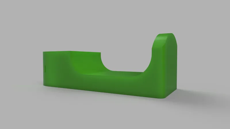 1in pipe hook mount with zip tie