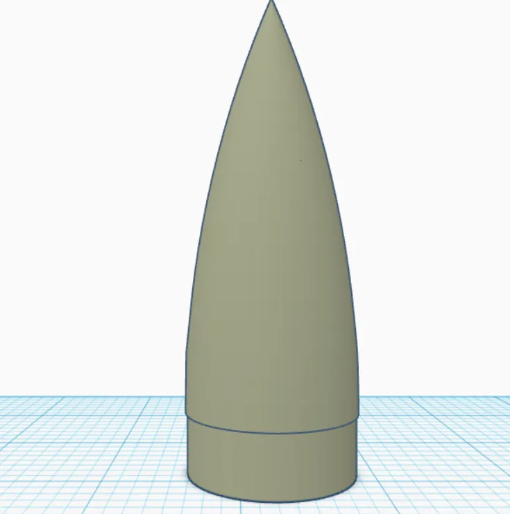 Rocket Ogive Nosecone Customizable 