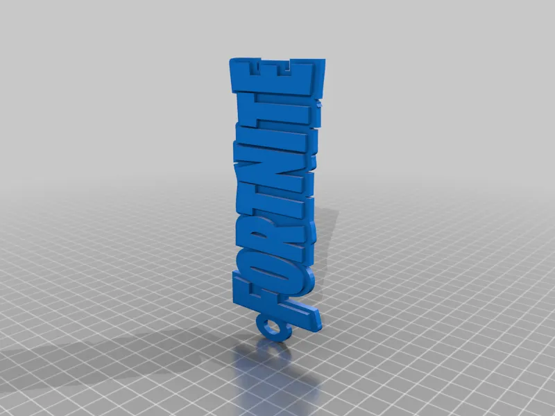 Fortnite Logo Keychain