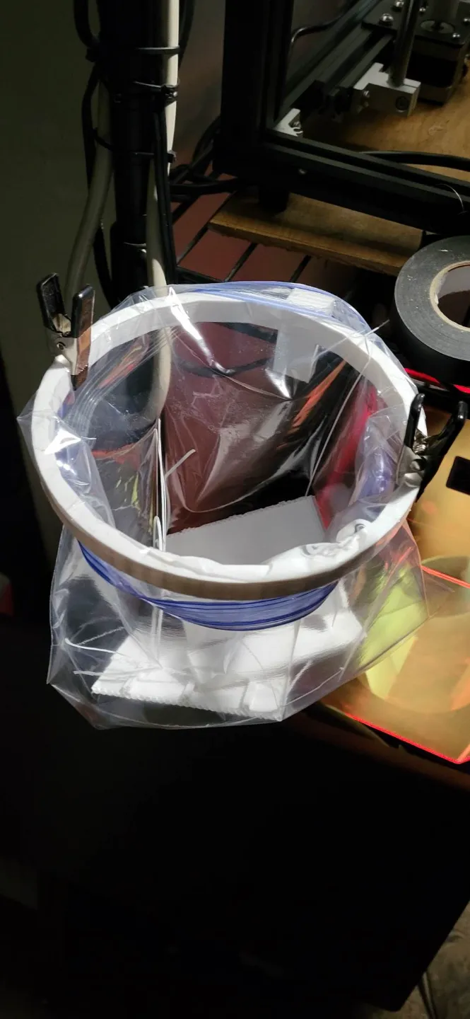 gallon bag holder for wire rack