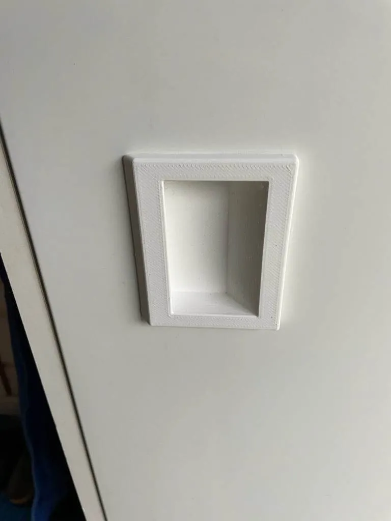 Dryer cabinet handle
