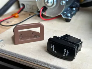 Custom Corner Bracket for 12V Water Pump Switch