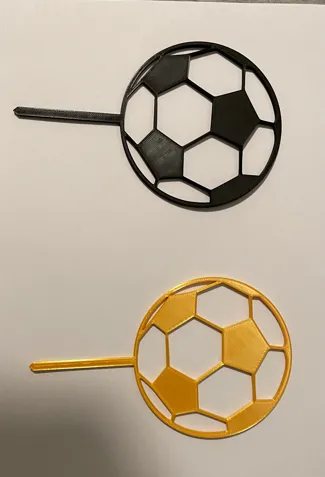 Football cake topper