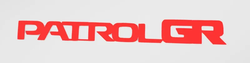 Nissan Patrol GR emblem/logo