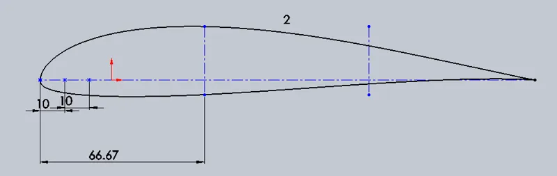 SD7062 Airfoil Drawing