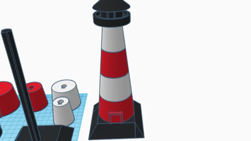 Leuchtturm Modell