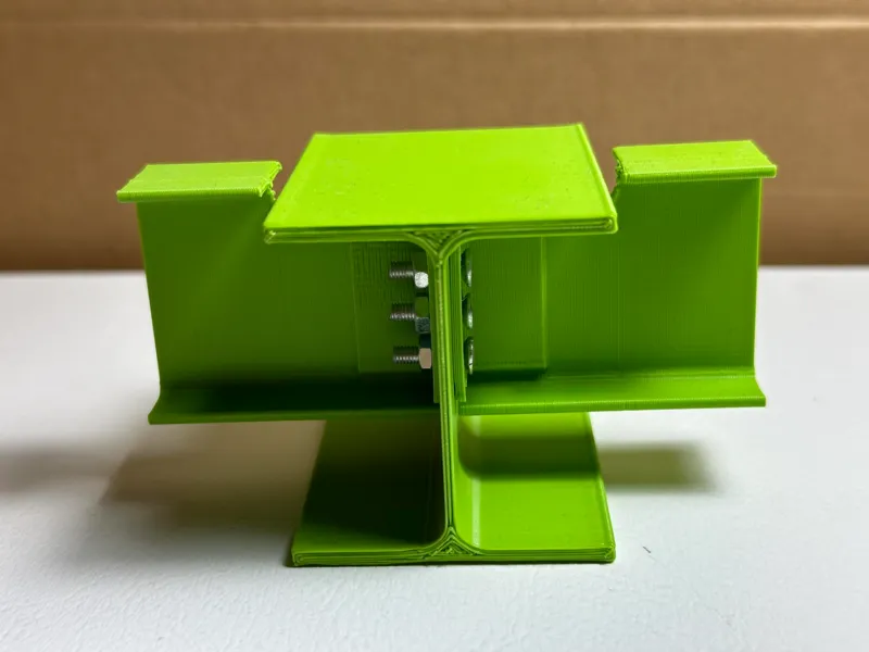 Metal beam connection 