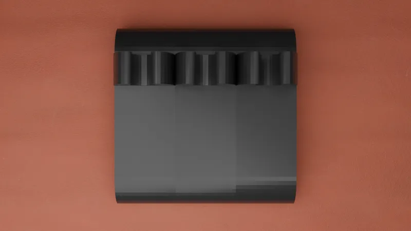 triple adhereable cable clip