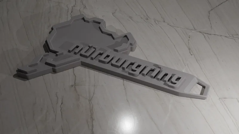 nurburgring key  ornament
