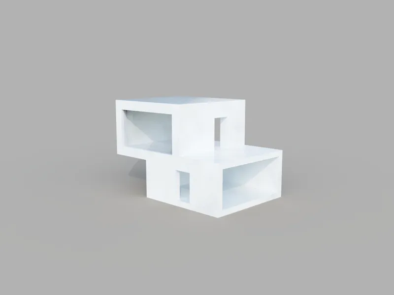 Modern Minecraft House Model