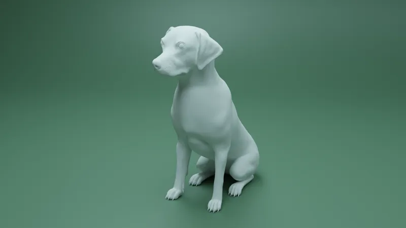 Sitting dog