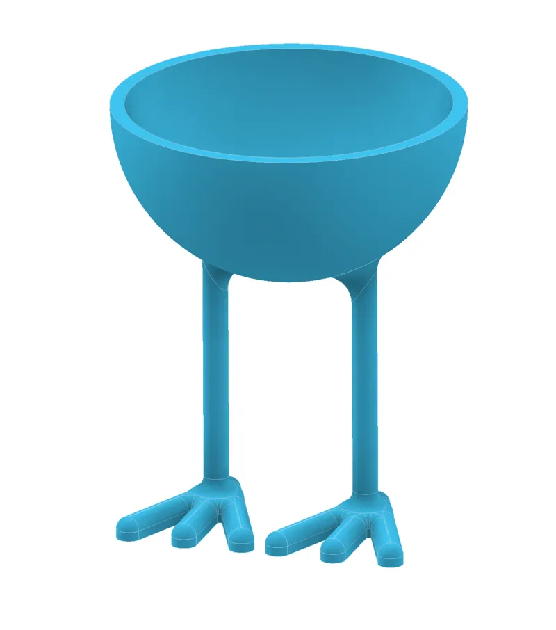 egg cup for medium chicken style large feet
