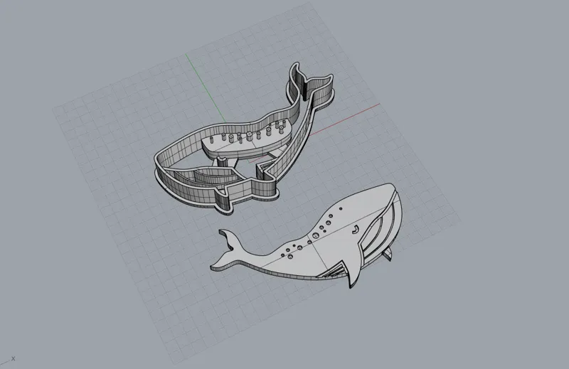 Whale Cookie Cutter