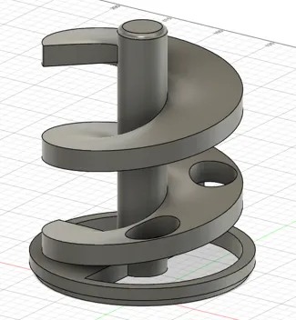 spiral coin sorter