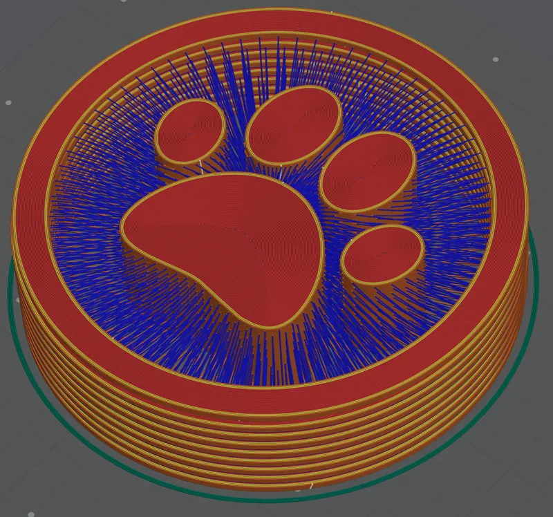 Pawprint String Art
