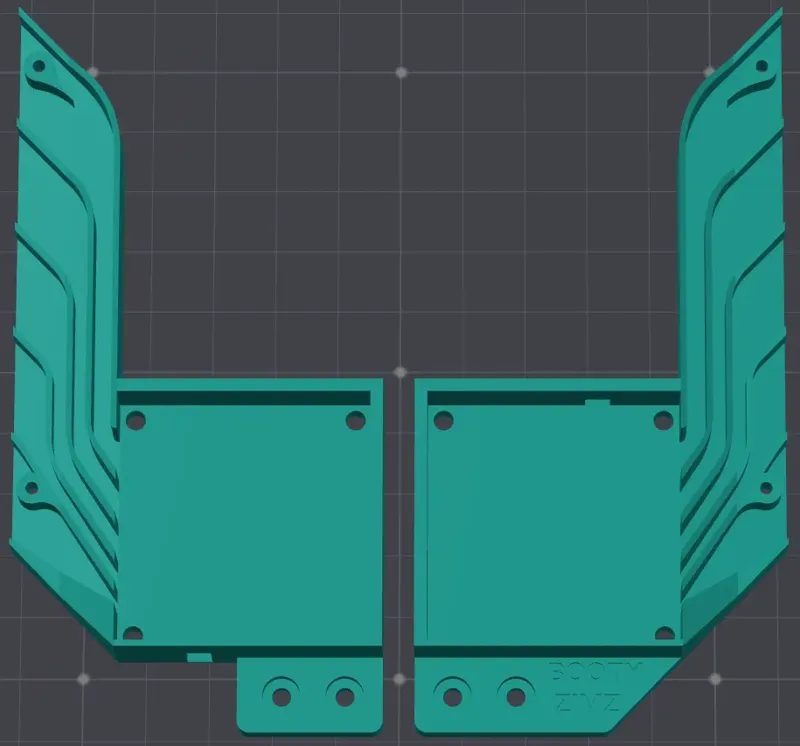 Booty's Minimalist Bed Creality Fan K1 Max Remix
