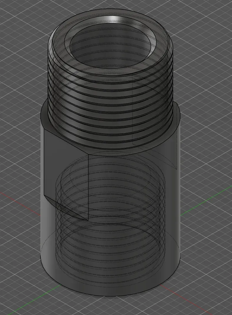 Airsoft Adapter 12mm CW to 14mm CCW