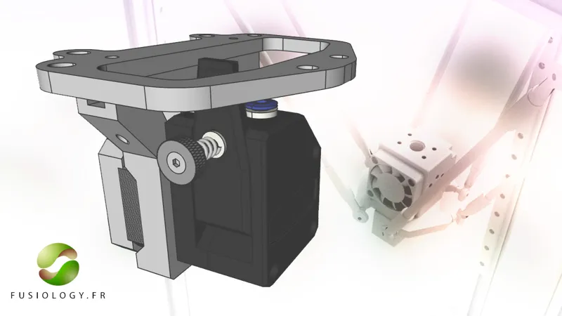 Anycubic Kossel lightweight Flying Extruder (BMG)