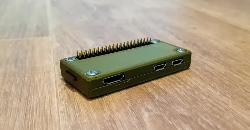 Compact Raspberry Pi Zero 2 Header Case 