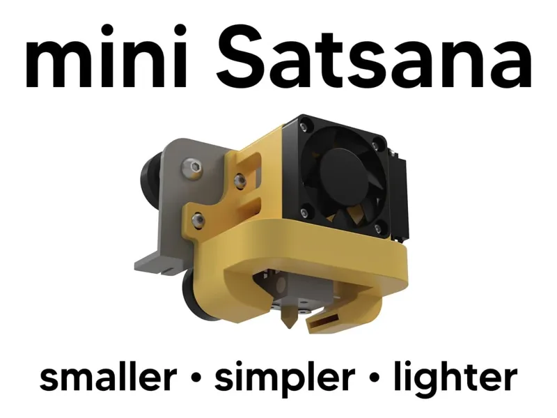 mini Satsana - Compact Creality Fan Duct (BLTouch)