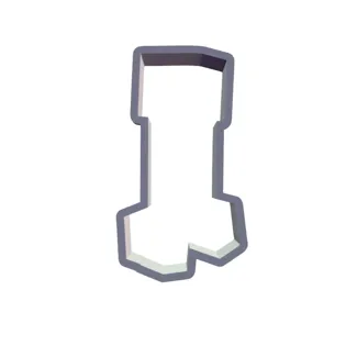 Minecraft Creeper cookie cutter