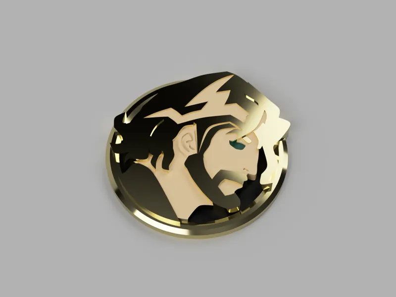 Zeus Fortnite Medallion