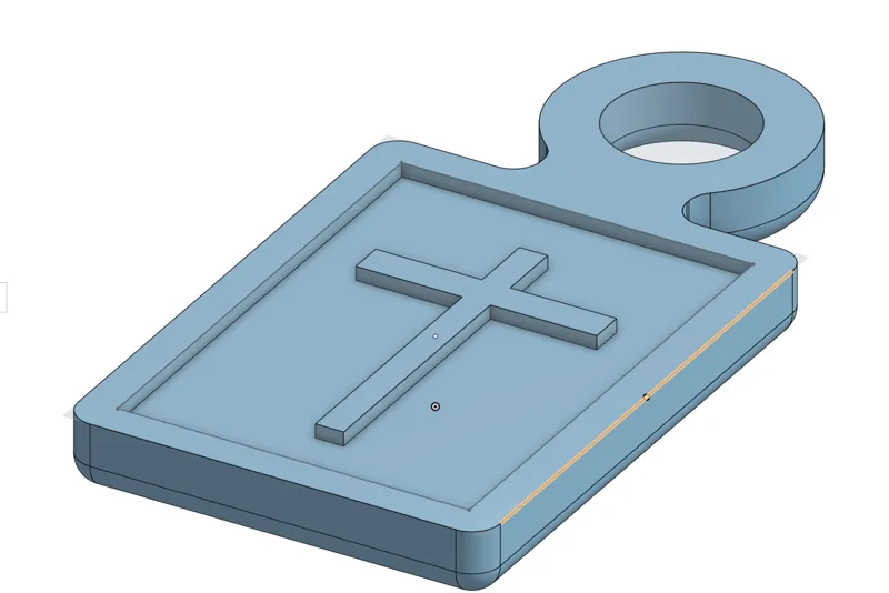 Cross Key Chain
