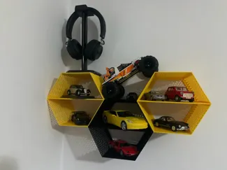 Hexagon fractal shelf