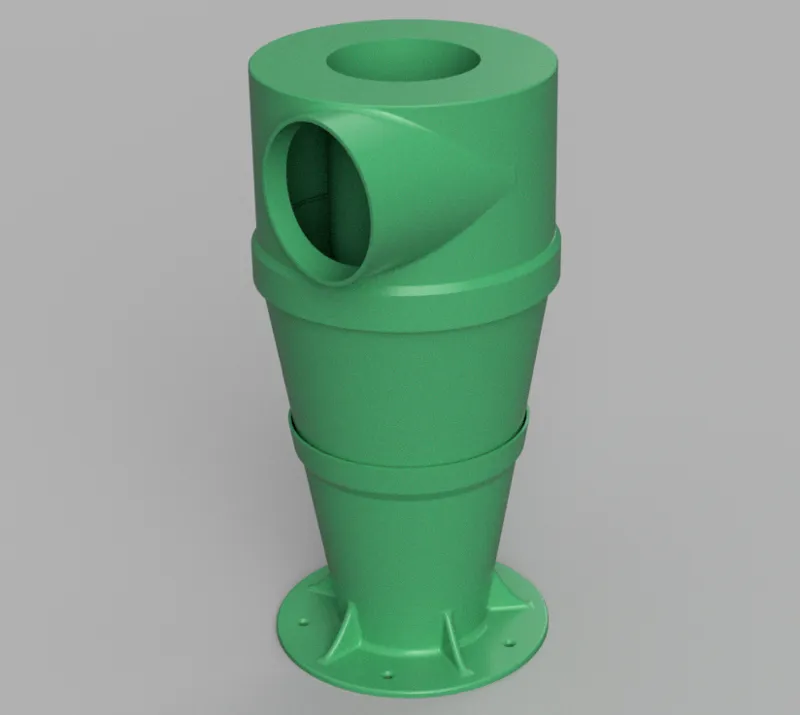 Large Cyclone Dust Separator 100mm 4" extractor