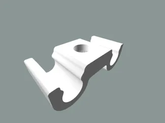 Brake line clip