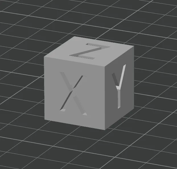 XYZ Calibration Cube 20mm x 20mm x 20mm