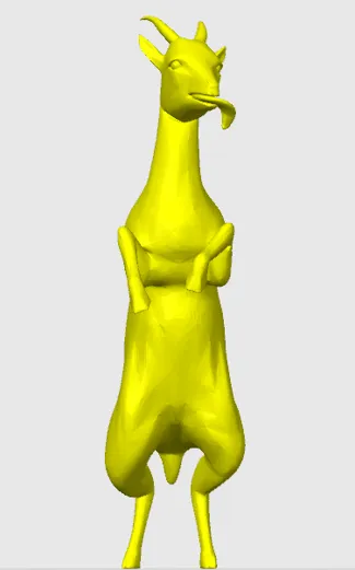 Goat Trophy + display - Goat Simulator
