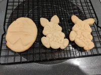 Emporte-pièces œuf de Pâques et lapin — photo 1