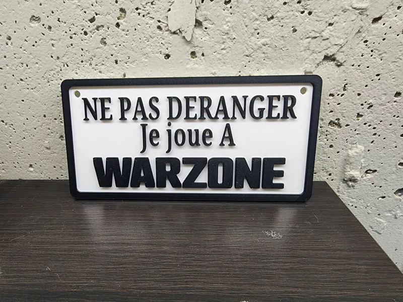 Do not Disturb Warzone ( French Version ) 