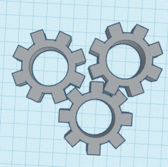 Three gears