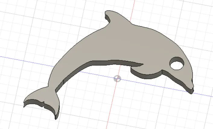 Dolphin Keychain