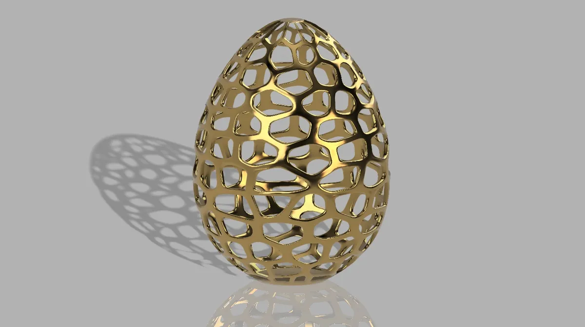 Œuf de Pâques Voronoi